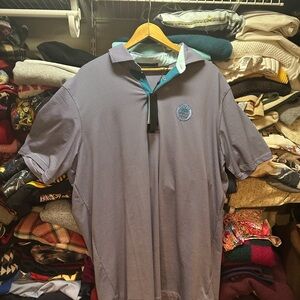 Greyson Golf Purple Striped Saranac Polo Brand New With Tags Men’s XL